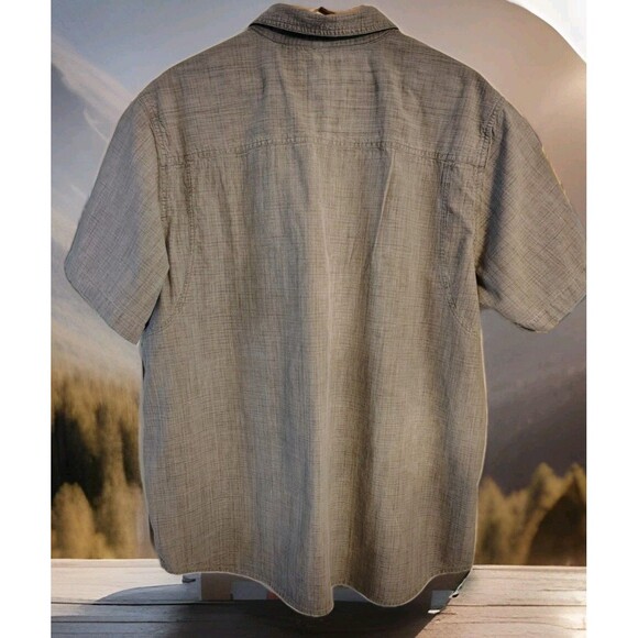 WoolRich Men's Shirt Size XXL Snap Button Green Pocket Short Sleeve - Picture 5 of 8